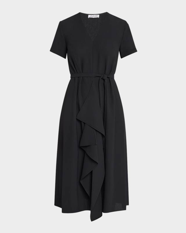 Dylan A-Line Ruffle Midi Dress